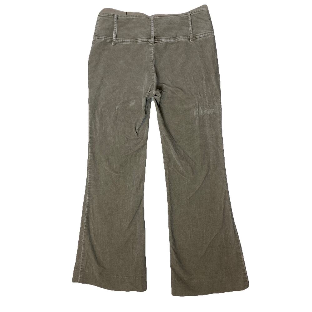 Vintage Sharagano Paris Corduroy Bell Bottom Pants Womens M Wide Leg Mid Rise - Picture 2 of 8
